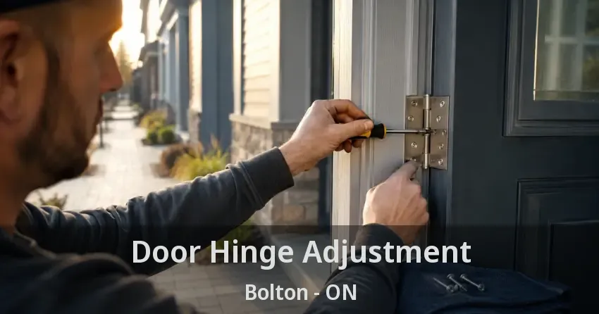 Door Hinge Adjustment Bolton - ON