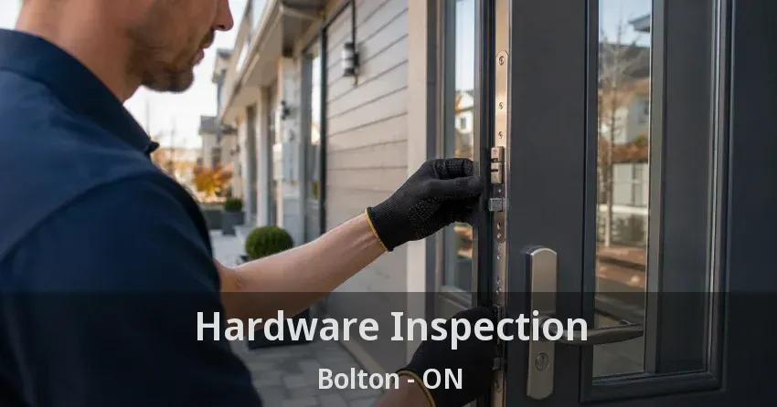 Hardware Inspection Bolton - ON