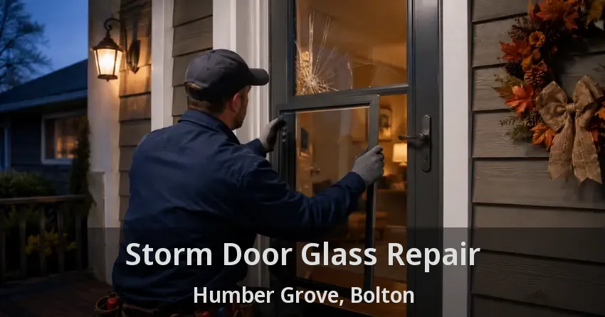 Storm Door Glass Repair Humber Grove, Bolton - ON