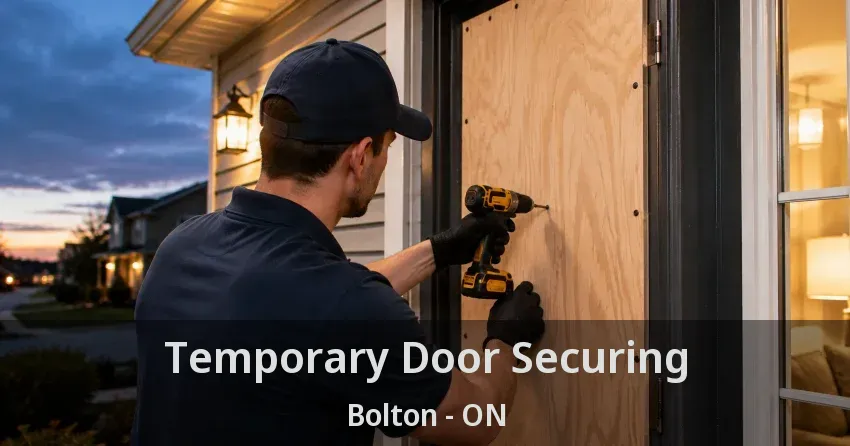 Temporary Door Securing Bolton - ON