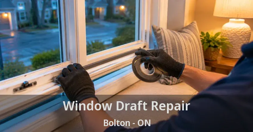 Window Draft Repair Bolton - ON