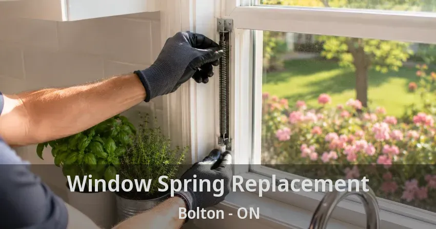 Window Spring Replacement Bolton - ON