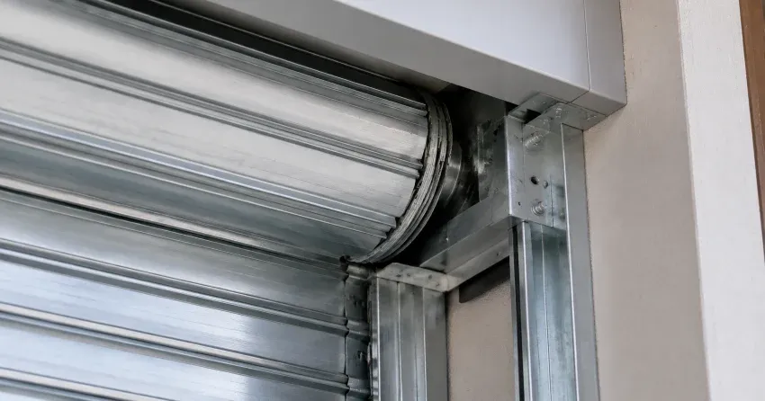 automatic storefront door technician servicing motor and sensor in Bolton